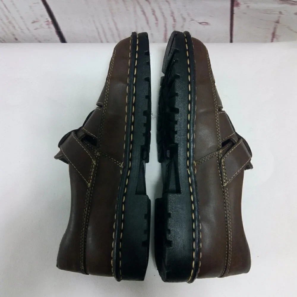 Original Outback Rugged Brown Leather Sandals shoe